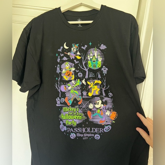 Disney Mickey’s Not-So-Scary Halloween Party Passholder Shirt 2023 XL Magic - Picture 3 of 8